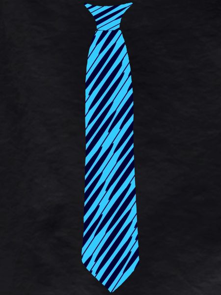 tie pattern oblique blue