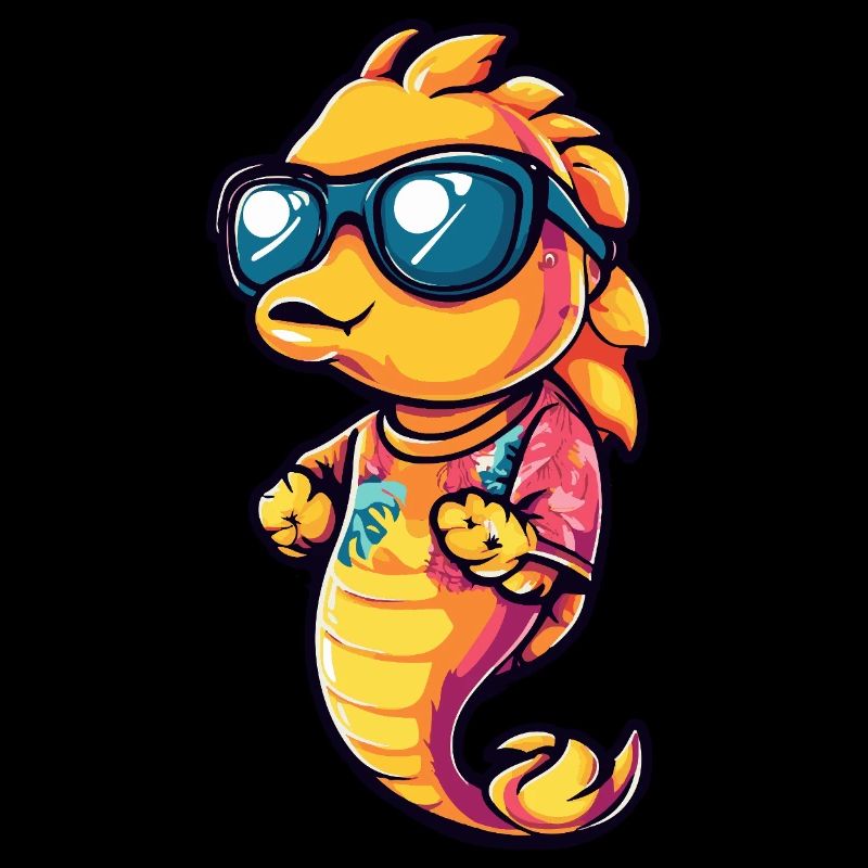 Seepferd Cool Sommer