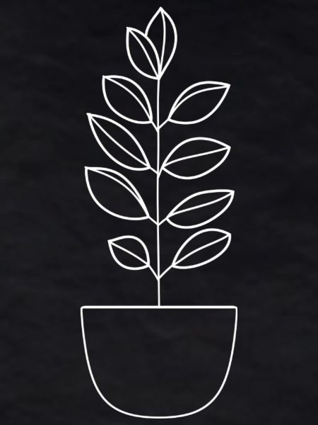 Pflanze minimalistisch