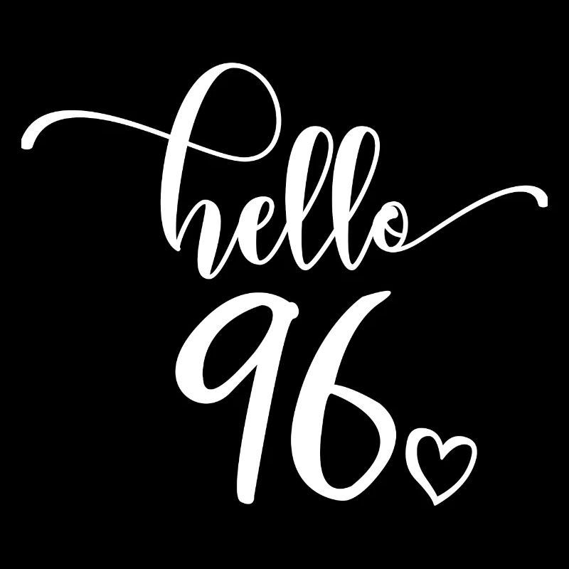 Hello 96 - Mignon cadeau de 96e anniversaire, 96 ans