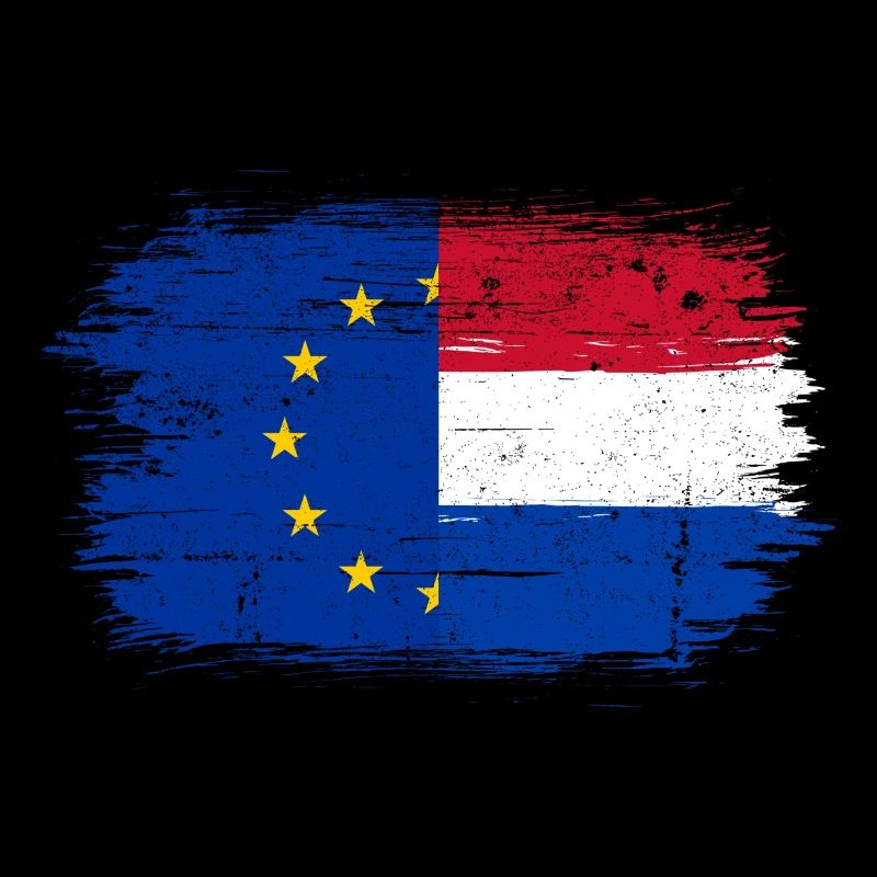 Fusion du drapeau néerlandais de l’UE