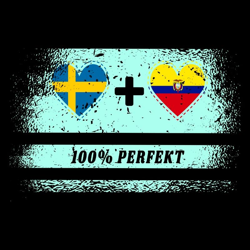 Ecuador and Sweden 100% Perfect / Gift