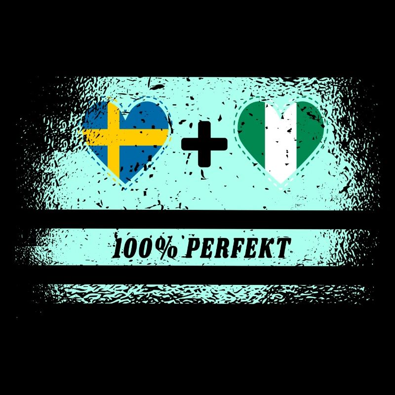 Nigeria und Schweden 100% perfekt / Geschenk