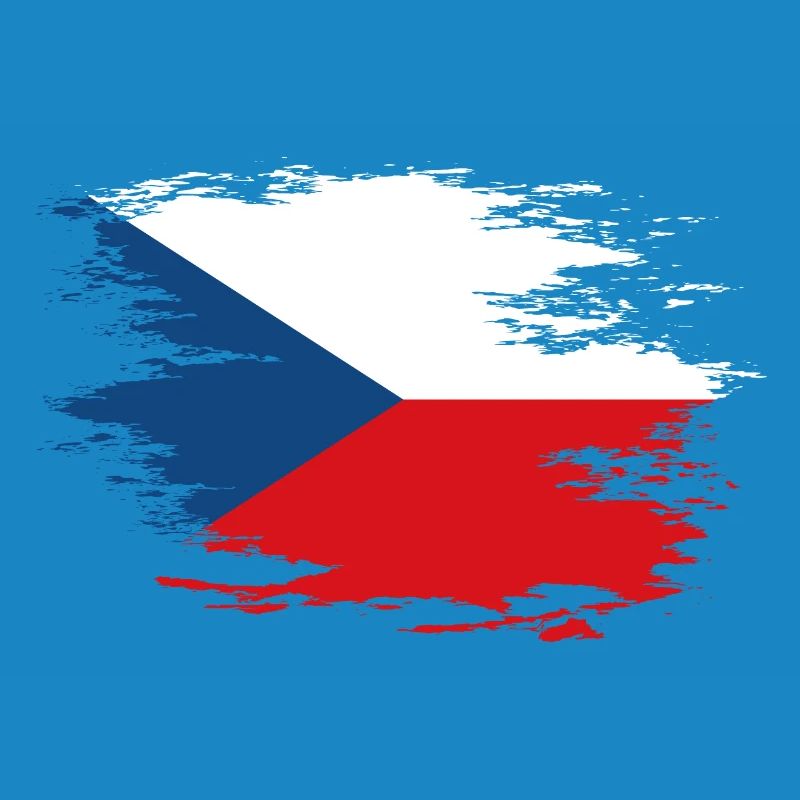 Drapeau de la République tchèque utilisé design