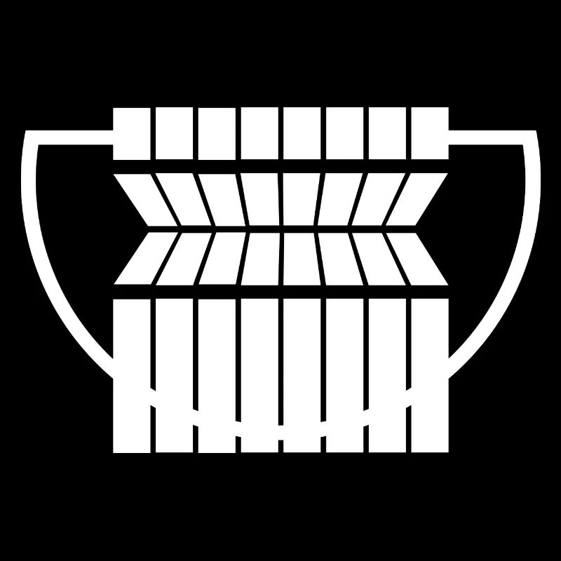 Abstraktes geometrisches Muster auf Monochrom