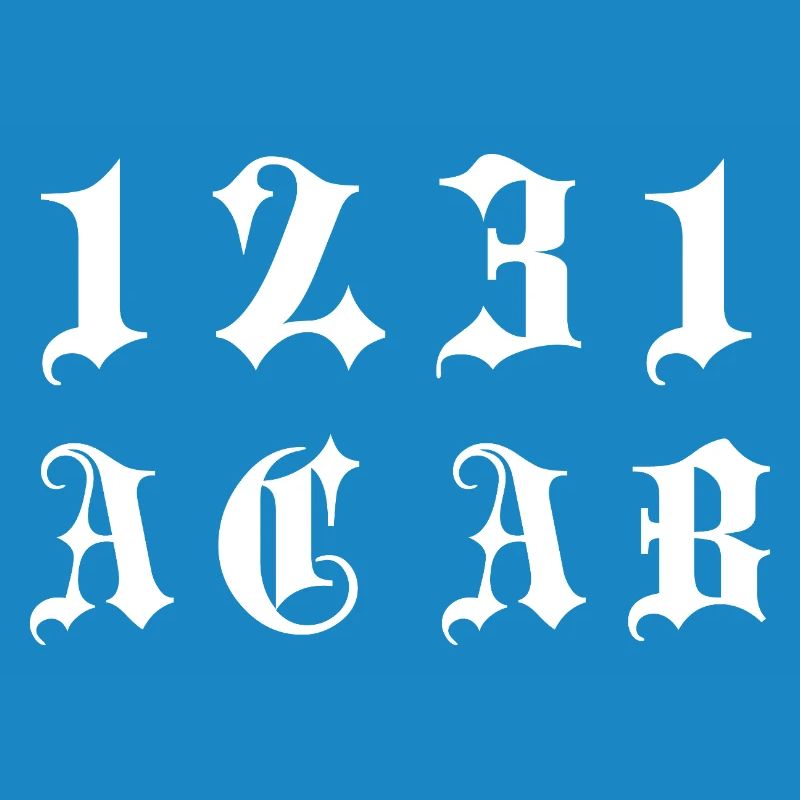 Gothic Monogram 1231