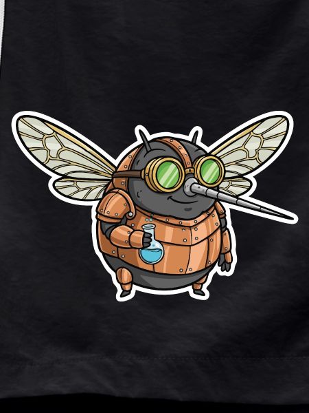 Mosquito Alchemist Steampunk Copper Vials