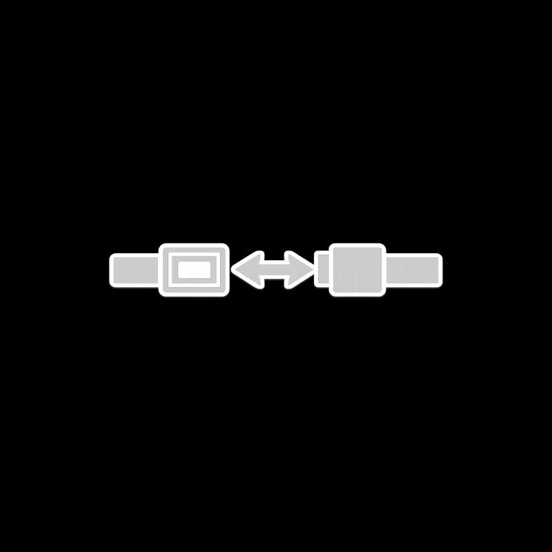 Signal de ceinture.