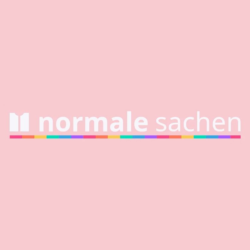 Normal Stuff Logo Arc-en-ciel