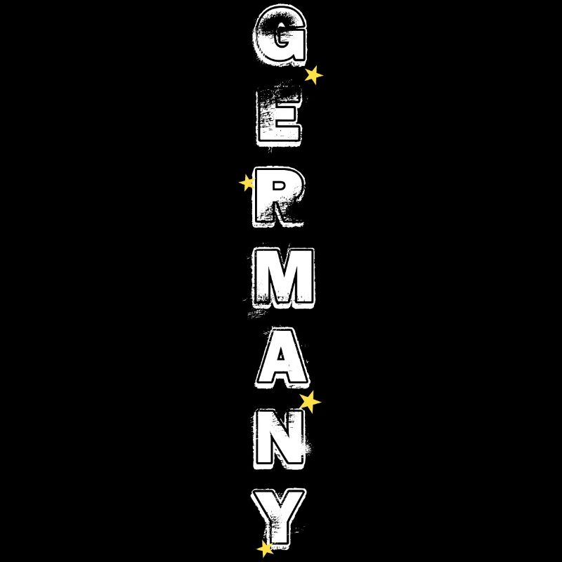GERMANY Schriftzug vertikal