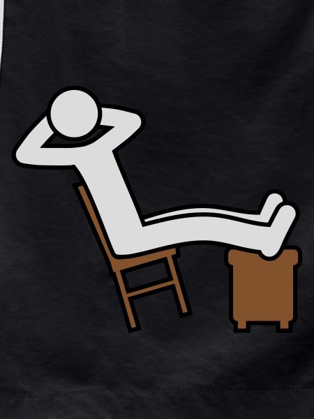 Man rests