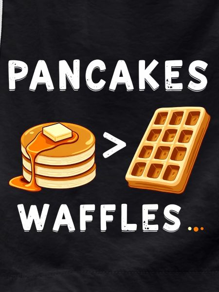 Pancakes over waffles