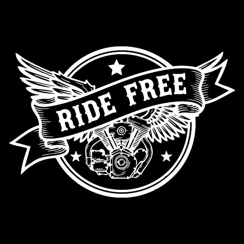 Ride Free Biker Design pour les motards