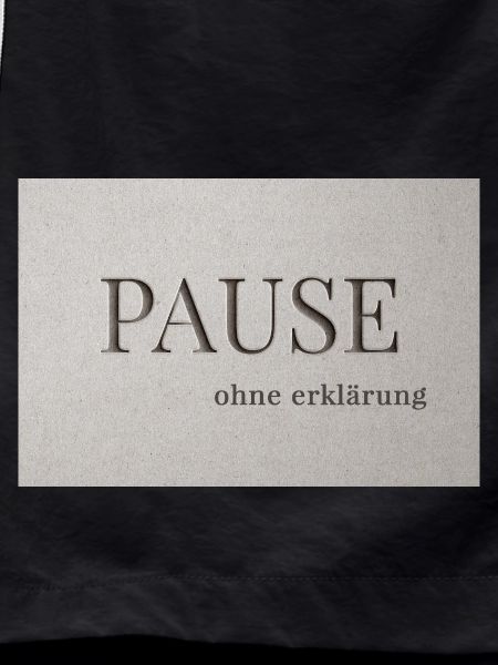 Pause – sans explication