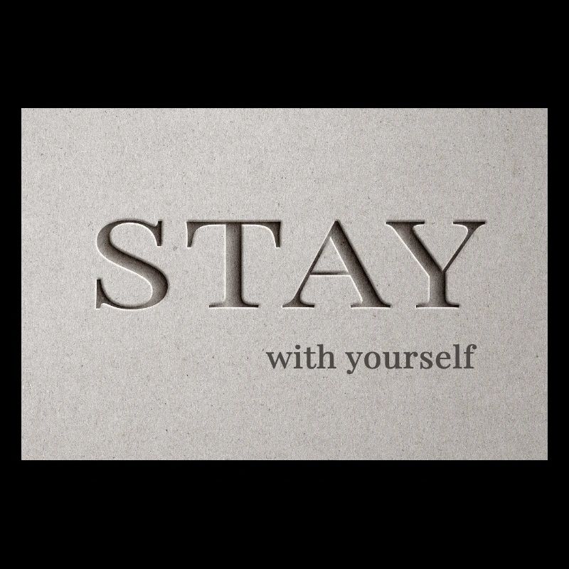Reste – avec toi-même