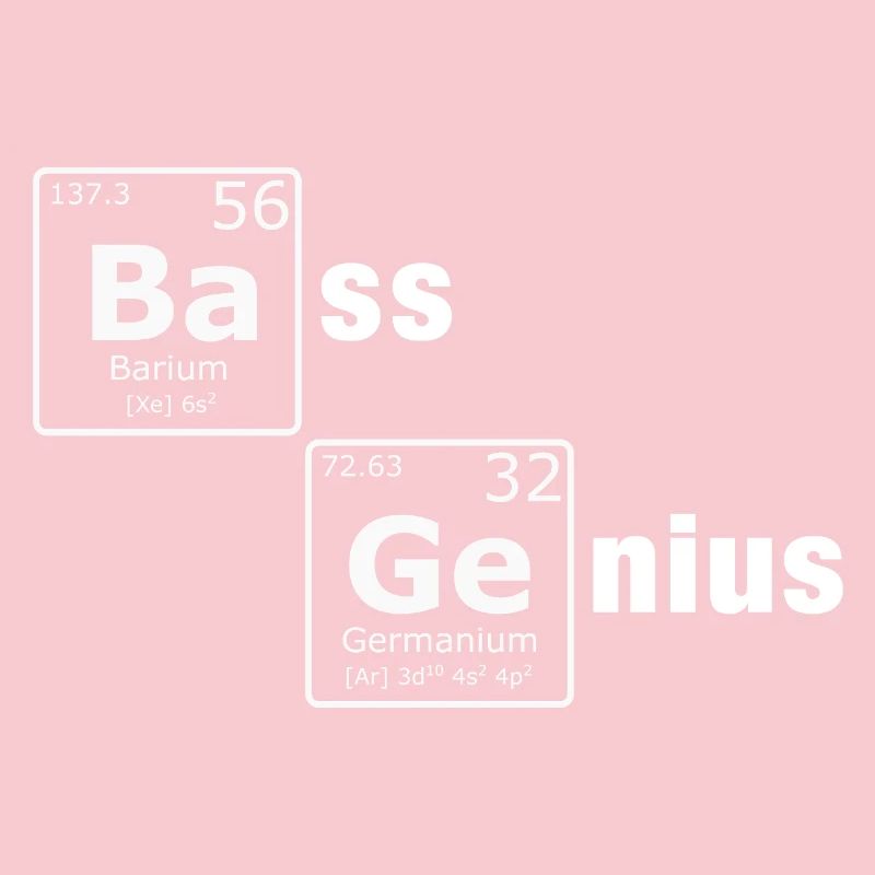 Bass Genius Periodensystem PSE Elemente Nerd