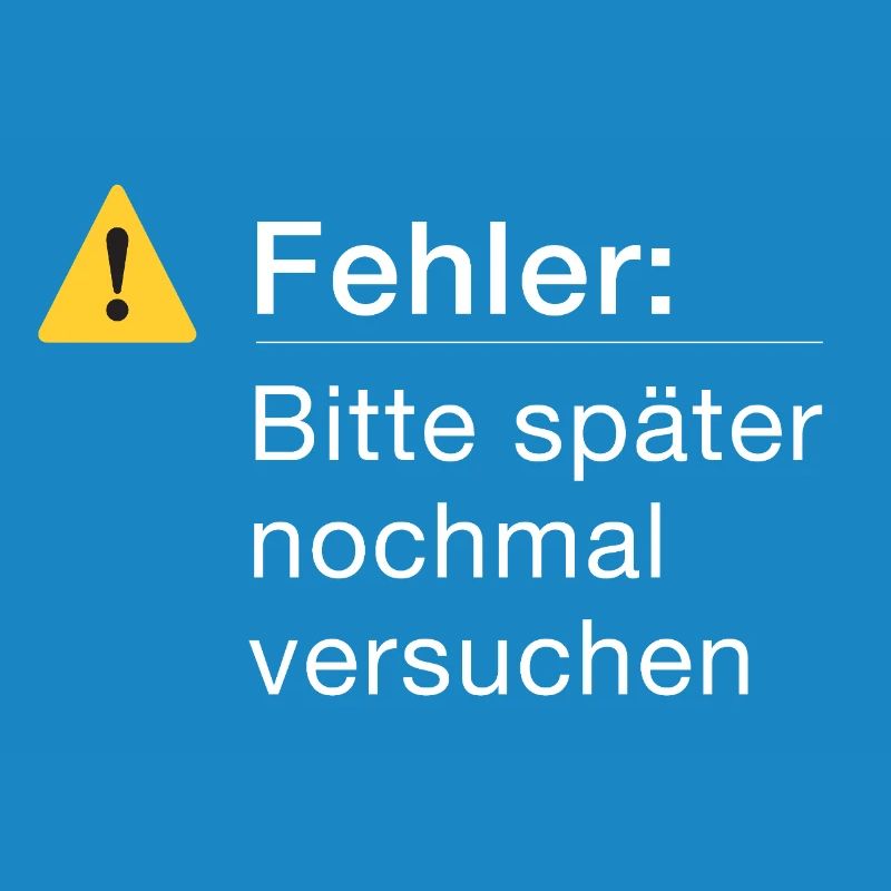 Fehler: Bitte noch einmal versuchen Informatik