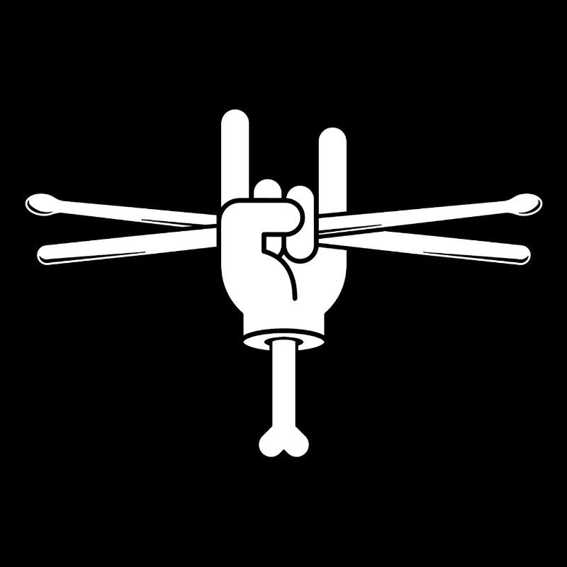Hand Holding Drumsticks