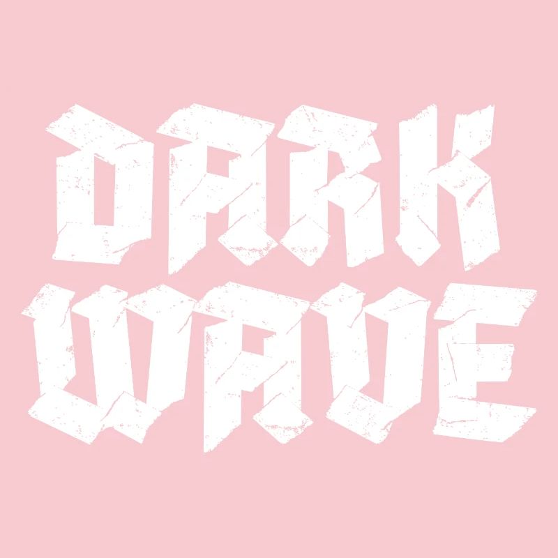 Conception du logo typographique Dark Wave