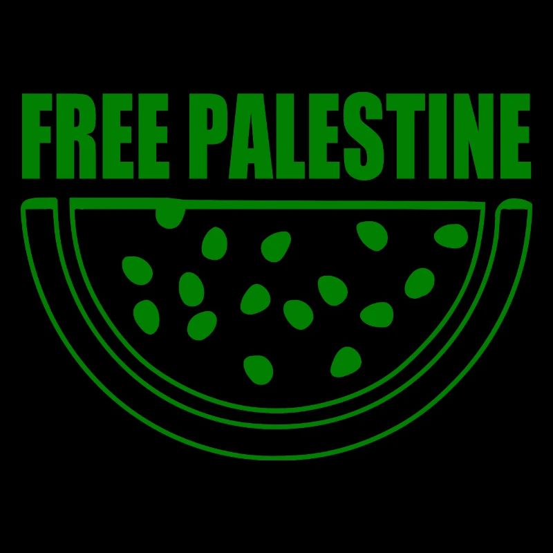 Free palestine watermelon melon