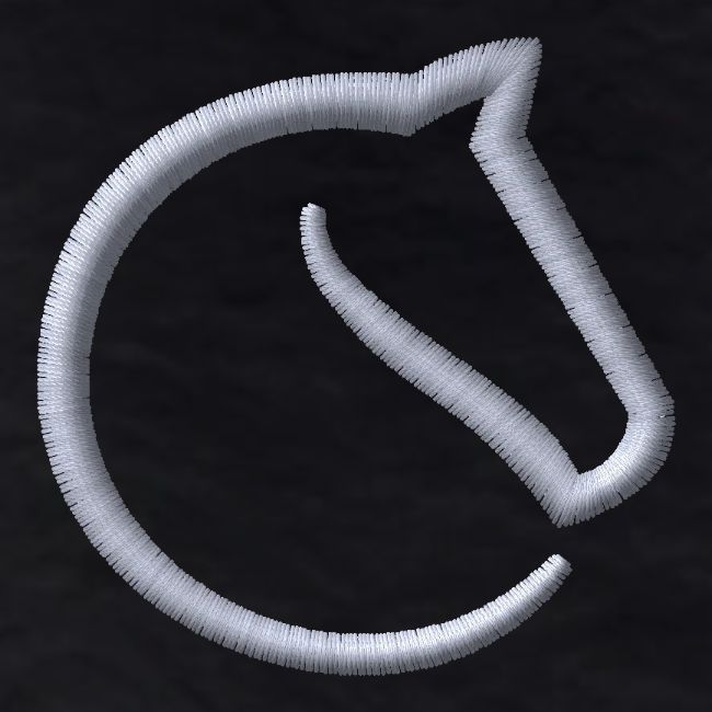 embroidered lichess logo
