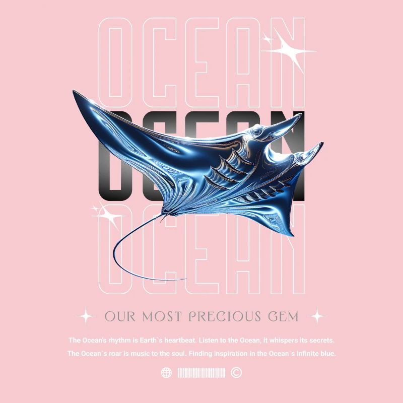 Ocean Manta Kostbarer Schatz
