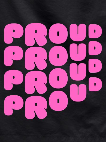 Pride / CSD / LGBTQ+ Design "PROUD"