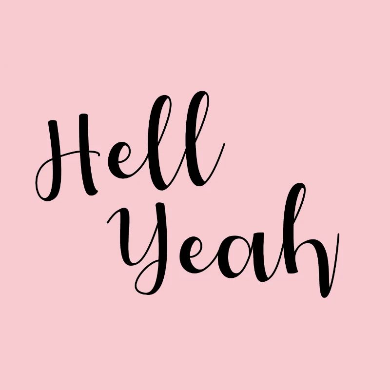 Hell Yeah Lettering