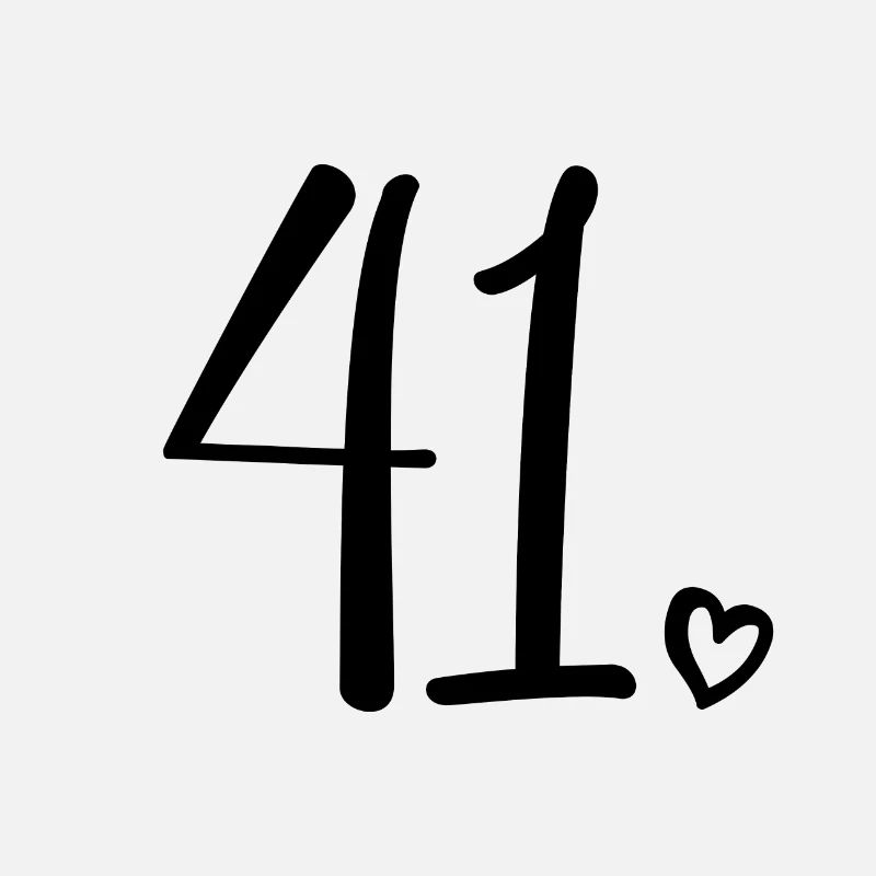 Numéro mignon 41, 41 ans, 41e cadeau d'anniversaire