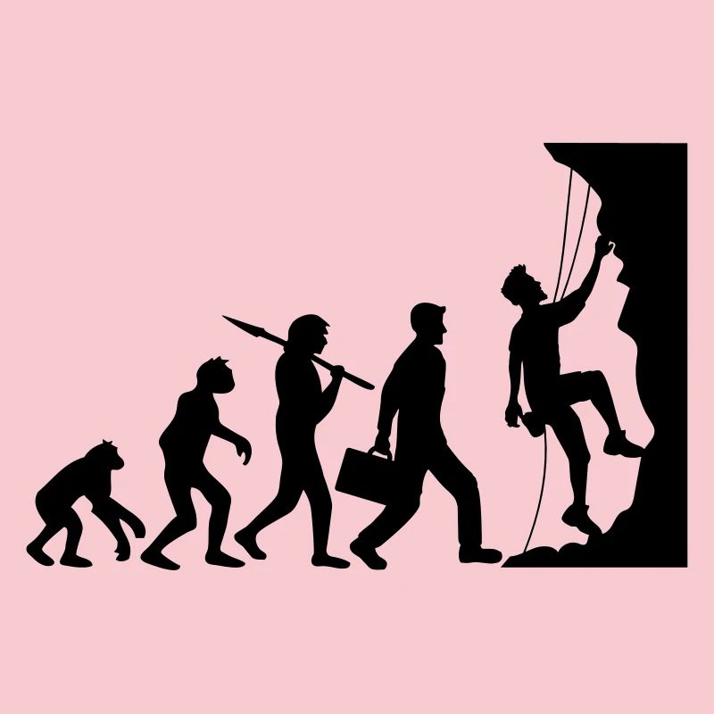 évolution évolution née raide paroi monte