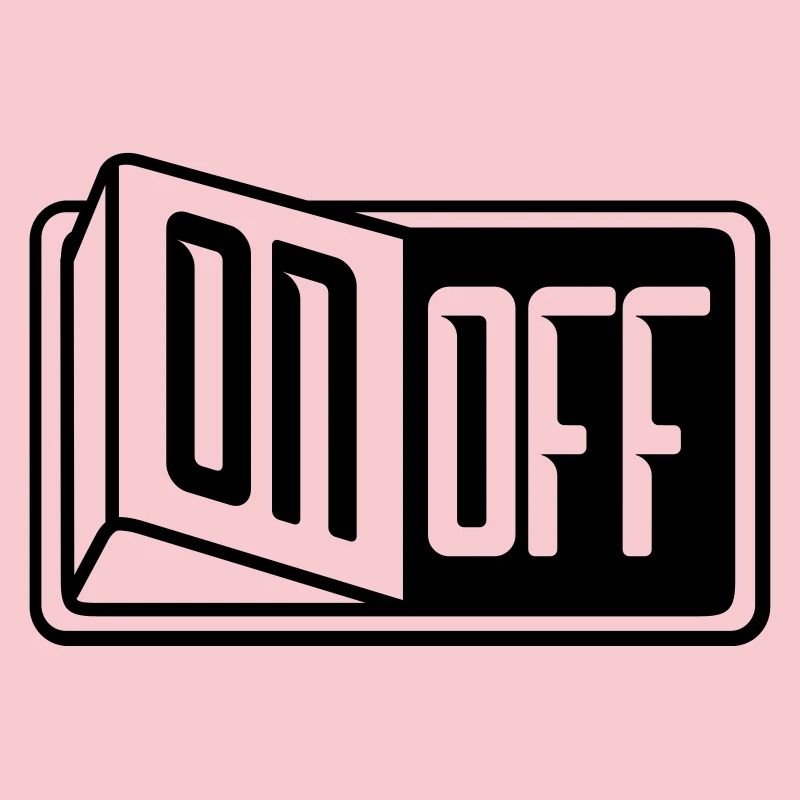 turn off off on switch button switch on