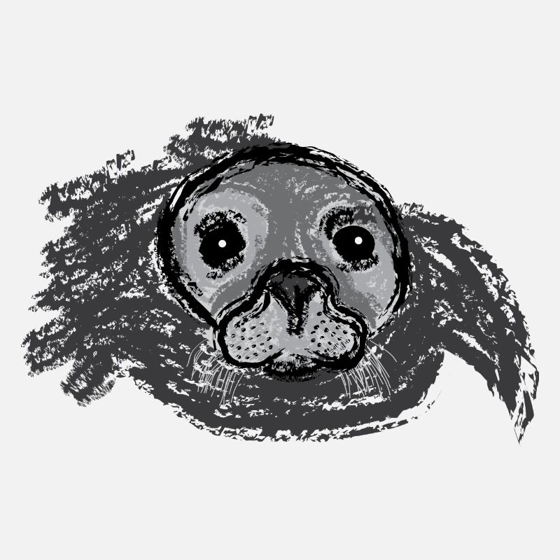 Auftauchende Robbe / Surfacing Seal - Design I