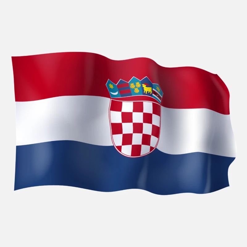 Drapeau de la Croatie