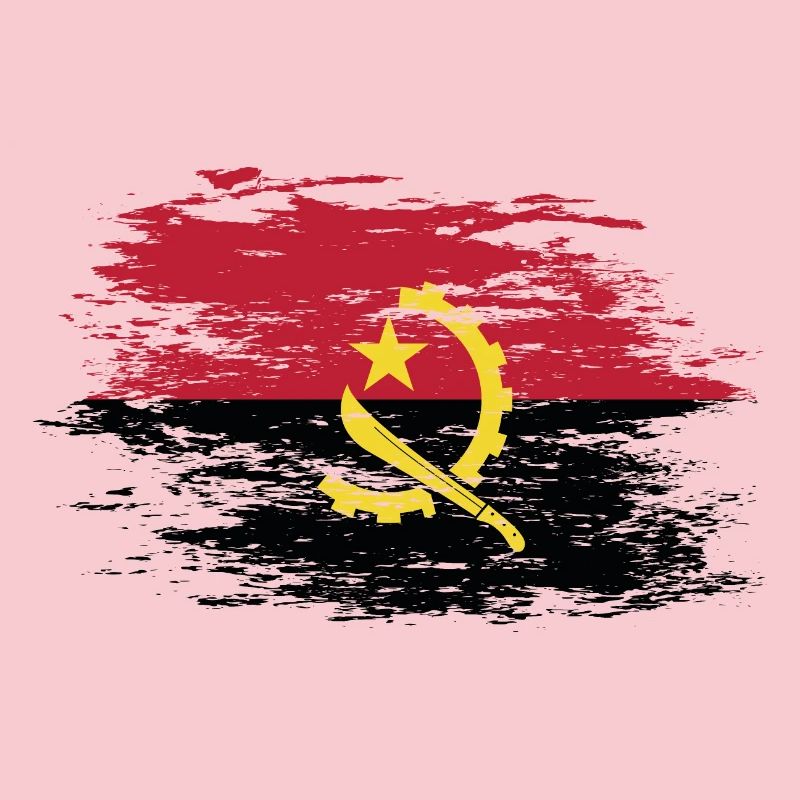 Drapeau angolais utilisé