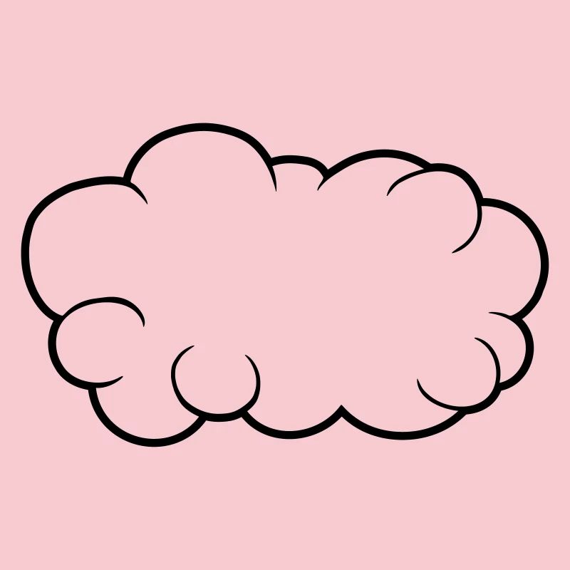 Speech Bubble Cloud Design