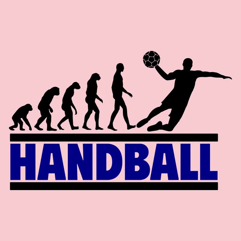 Evolution to a handball player,handball