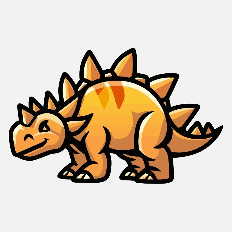 Dinosaur Stegosaurus Comic