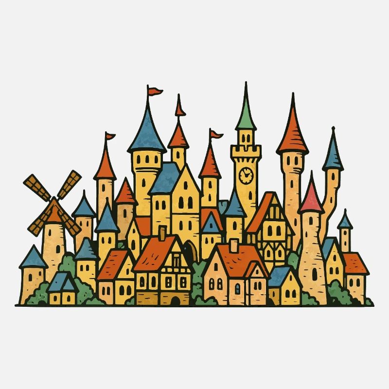 Schloss Dorf Märchen
