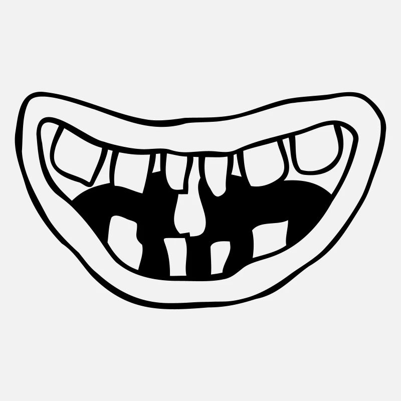 Concevoir une bouche de monstre rieur