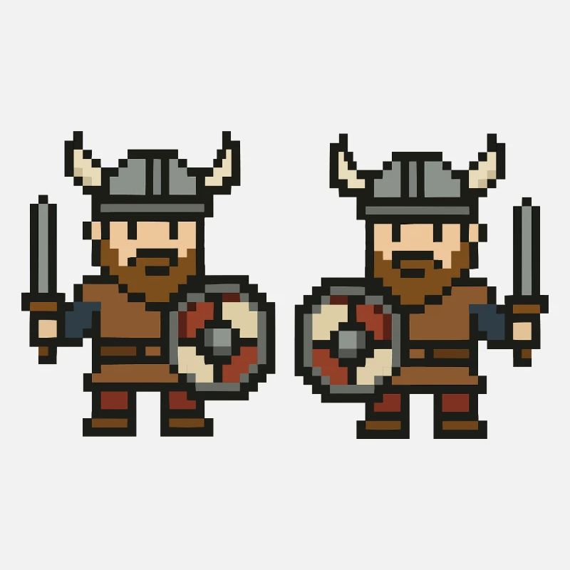 wikinger comic pixel 2