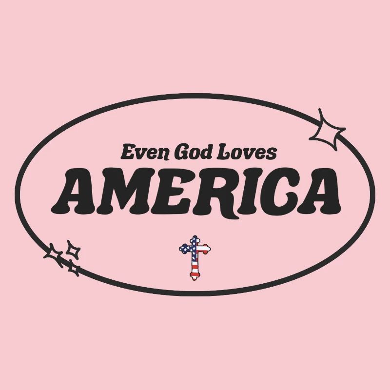 Sogar Gott betet Amerika an