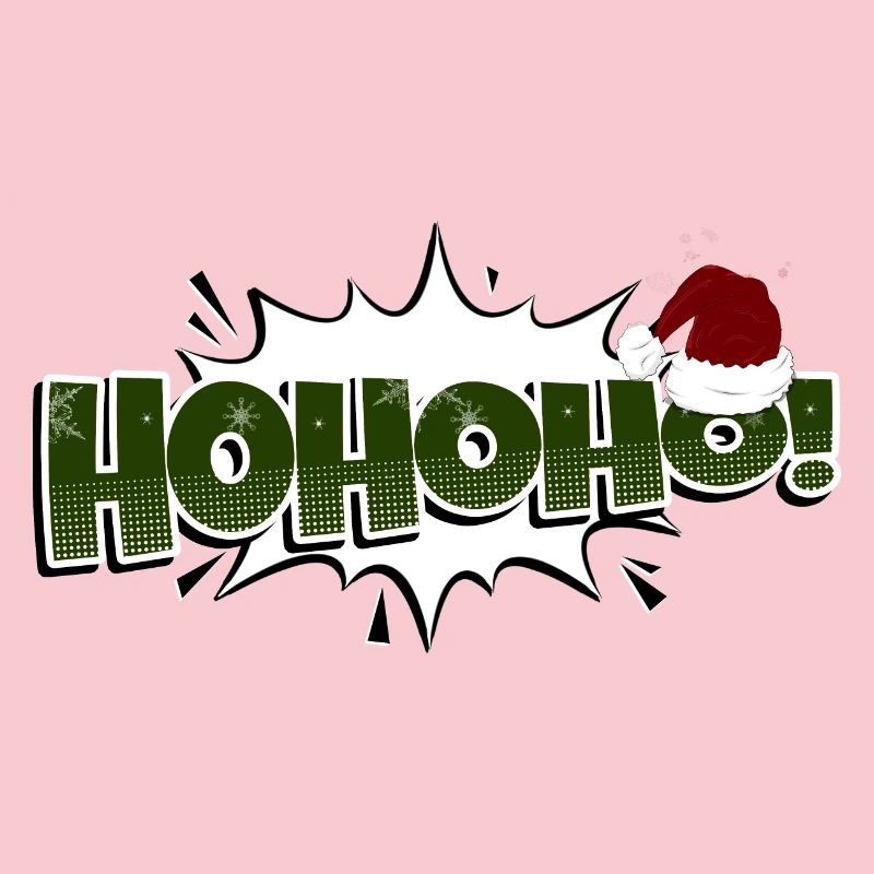 HoHoHo! Style bande dessinée Bubble Graffiti Lettrage