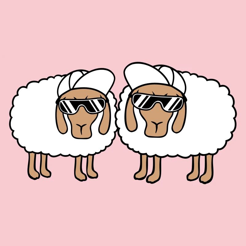 Two Sheep Sunglasses 2 Cappy Cap Summer Crew