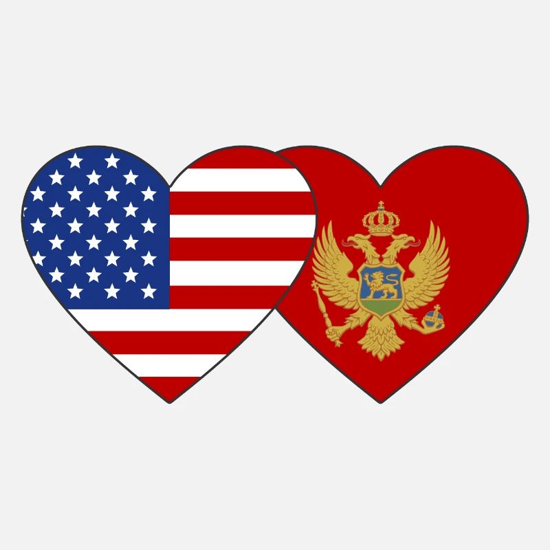 États-Unis Drapeau du Monténégro
