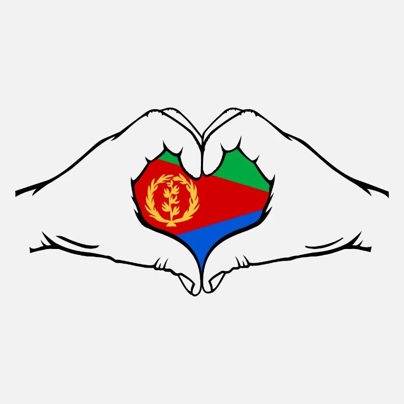 Eritrea Heart Shape