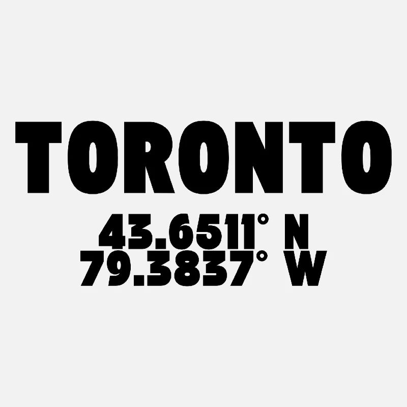 Toronto - Design with coordinates