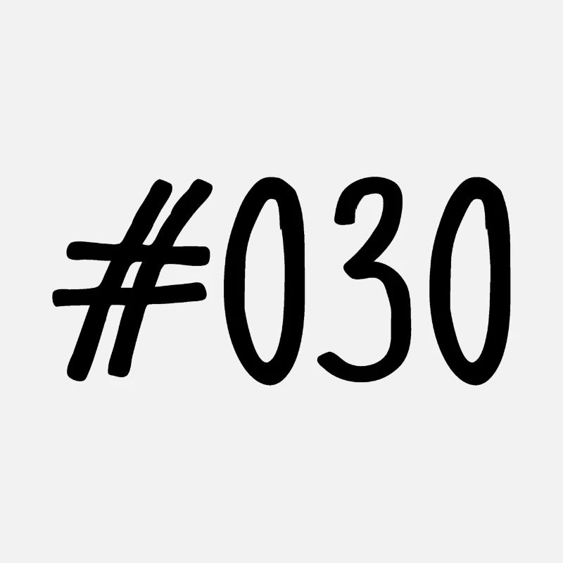 #030 - Hashtag 030 - Area Code - Berlin - Capital