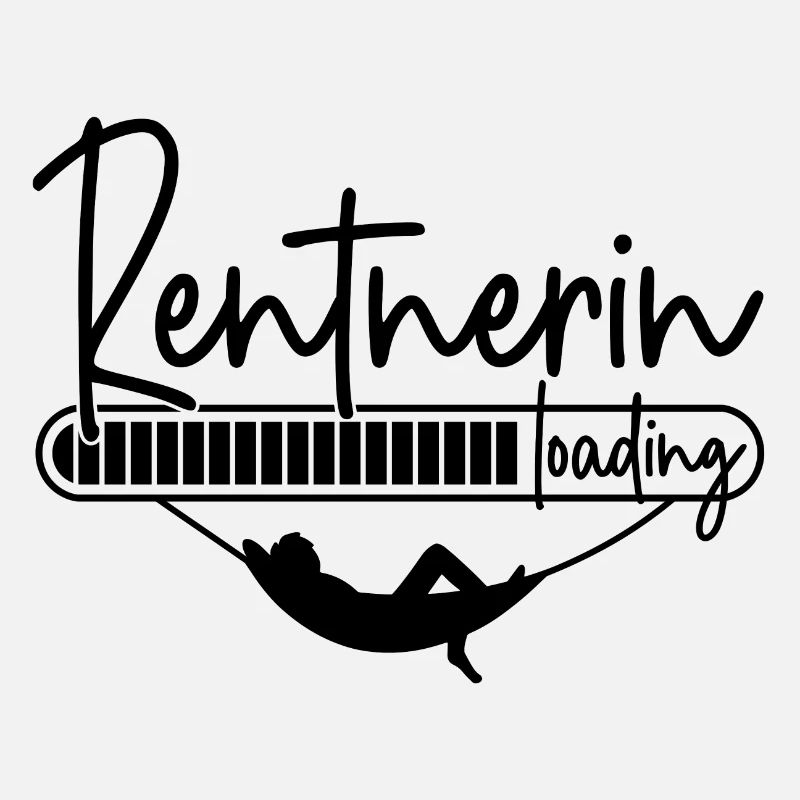 Rentnerin loading Ladebalken mit Hängematte