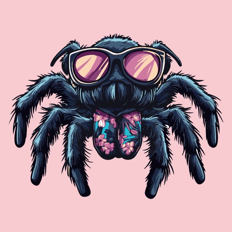 Tarantula Comic Funny Summer