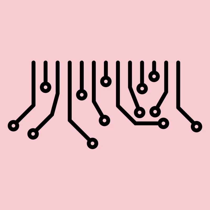 Circuit Board CPU Computer Admin Nerd Technique T-Shirt